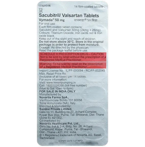 vymada 50mg tablet 14's
